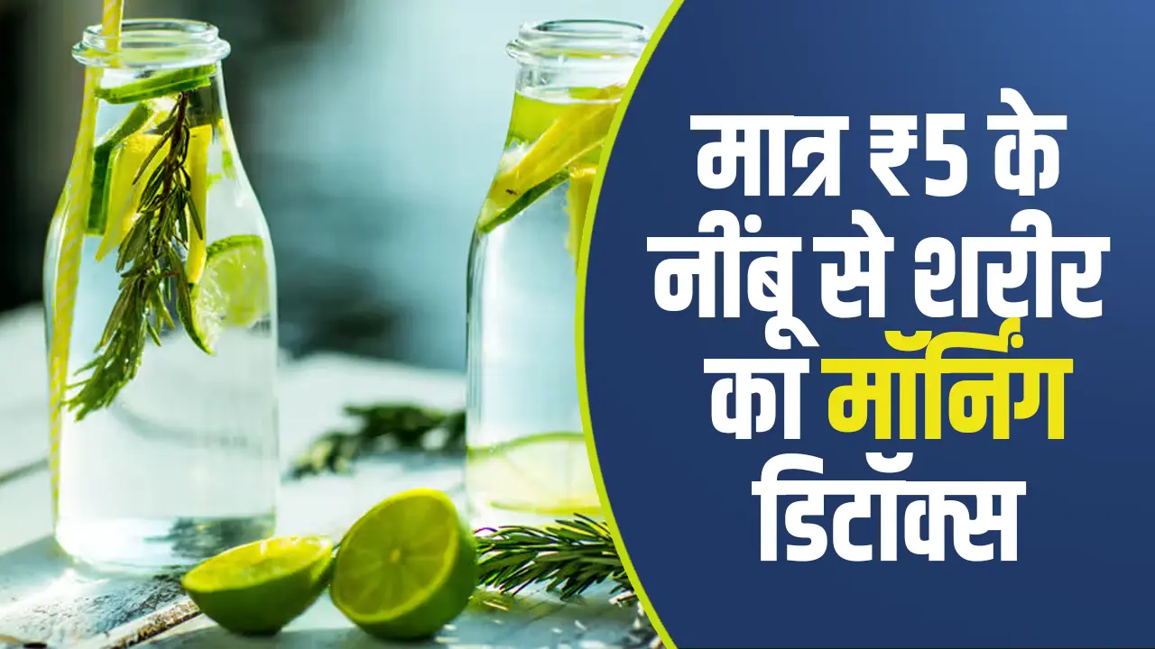 मात्र ₹5 के नींबू से होगा पूरे शरीर का मॉर्निंग डिटॉक्स, जाने घरेलू तरीका